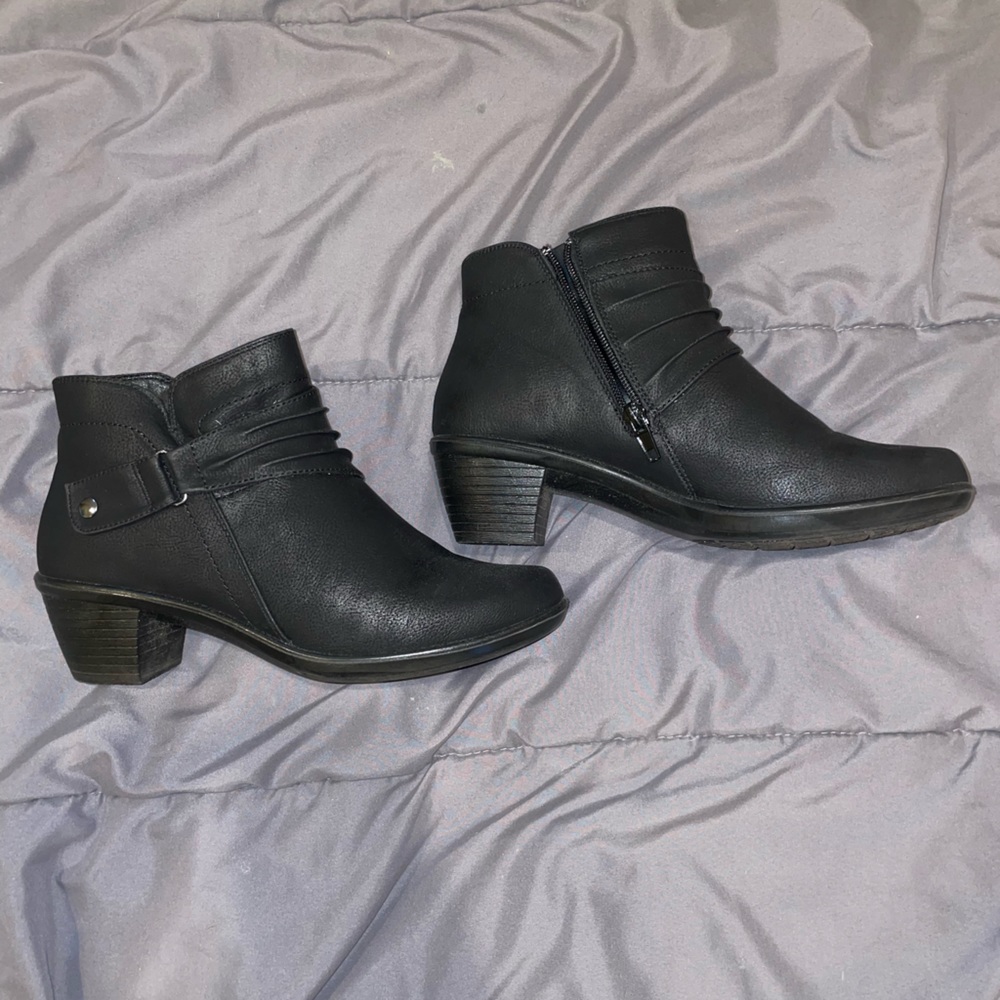 Black Booties with Heel